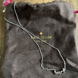 Kate Spade “Mrs” necklace